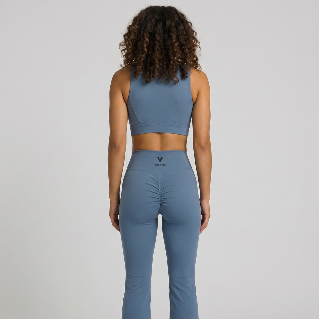 Ocean Drive Sculpt Flare Legging – Blue