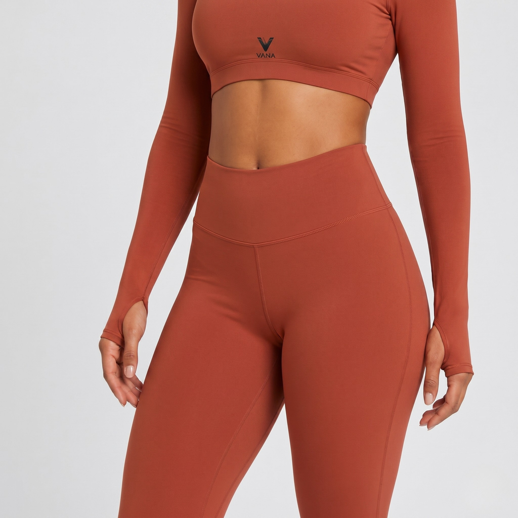 Miami Heat Sculpt Legging – Matte Orange
